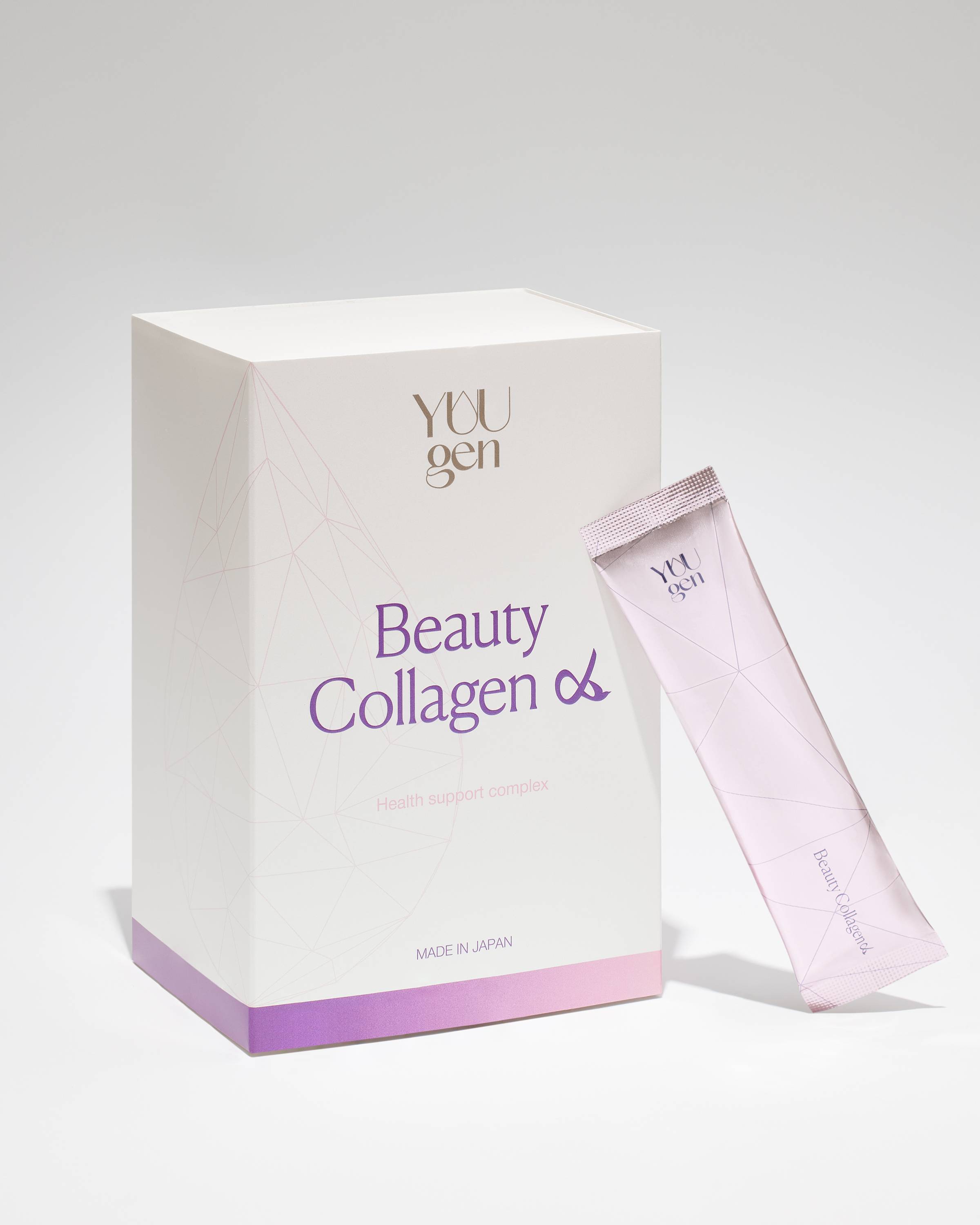 картинка YUUGEN Beauty Collagen α Beauty complex with collagen and swallow's nest, for 28 days магазин одежды и аксессуаров являющийся официальным дистрибьютором в России  YUUGEN Beauty Collagen α Beauty complex with collagen and swallow's nest, for 28 days