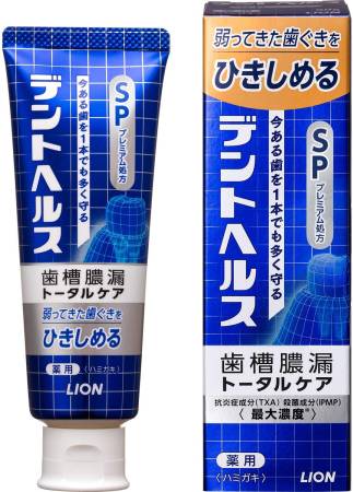 картинка Therapeutic toothpaste "Dent Health SP" to prevent diseases of the gums and teeth with a taste of mint and herbs,90 gr, Lion магазин одежды и аксессуаров являющийся официальным дистрибьютором в России  Therapeutic toothpaste "Dent Health SP" to prevent diseases of the gums and teeth with a taste of mint and herbs,90 gr, Lion