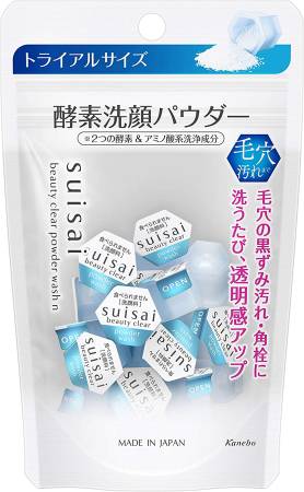 Kanebo Suisai Beauty Clear Powder Wash Enzyme powder with amino acids for smooth and radiant skin, 32 pcs