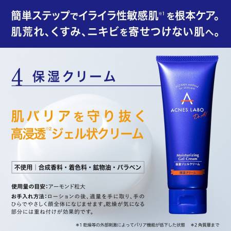 Acnes Labo Dr. AI Moisturizing Gel Cream the Moisturizing cream-gel against acne 60g