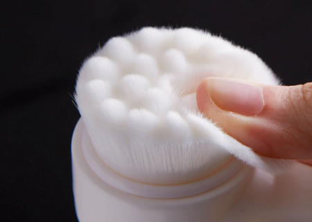 Kojitto face wash brush double-Sided brush for skin cleansing and face massage