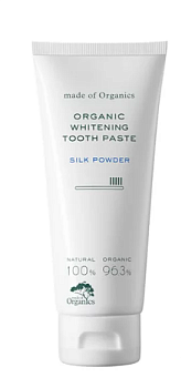Made of Organics Whitening Toothpaste Отбеливающая органическая зубная паста  с шелковой пудрой - фото