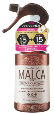 картинка KRACIE ProStyle MALCA Perfect Water, Organic Care spray for damaged hair 280ml магазин одежды и аксессуаров являющийся официальным дистрибьютором в России  KRACIE ProStyle MALCA Perfect Water, Organic Care spray for damaged hair 280ml