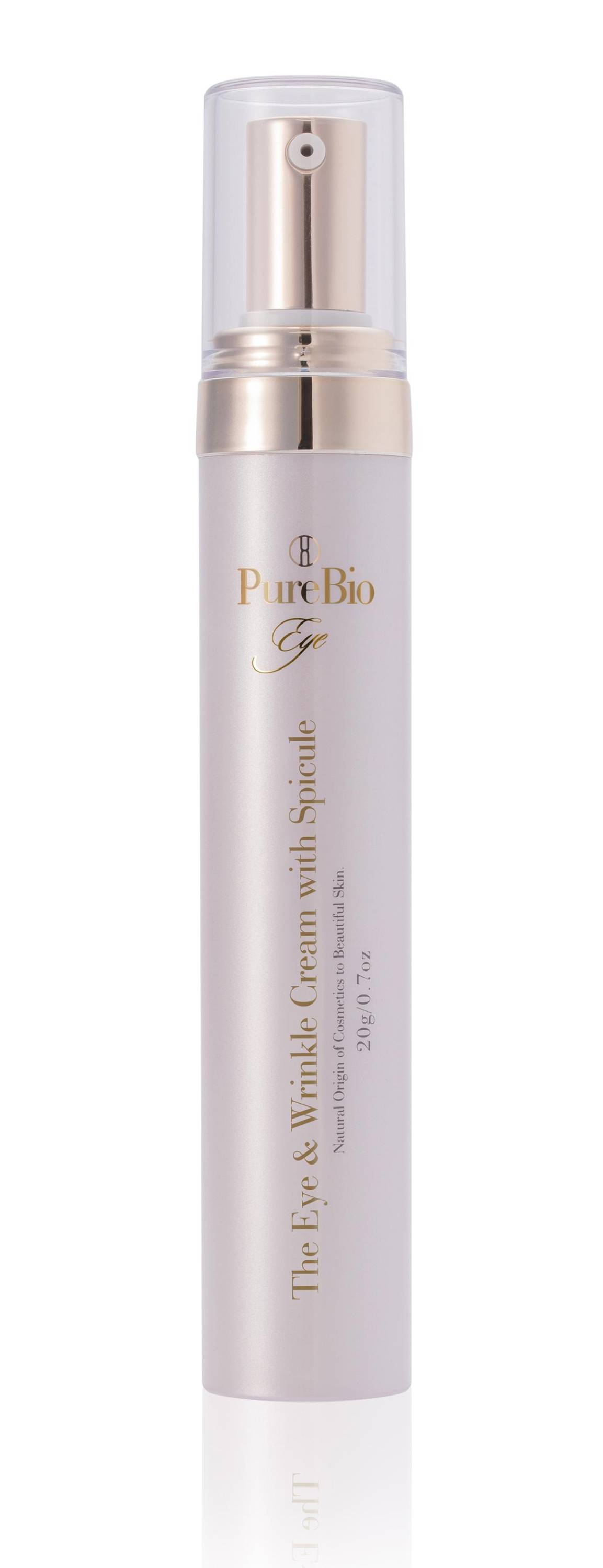 PureBio The Eye&Wrinkle Cream with Spicule Крем для глаз со спикулами против морщин - фото