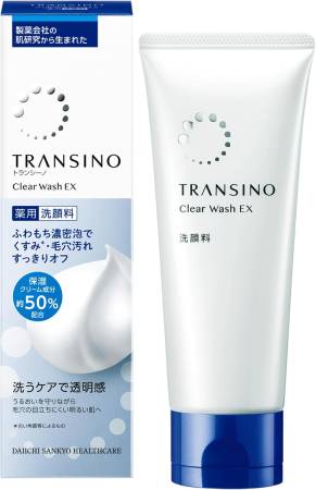 Transino Medicated Clear Wash EX Face wash foam for a healthy complexion, 100 g