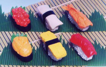 Iwako Eraser Sushi