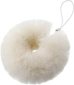 Massage brush for the face of 100% silk, size M, Nagatoyo