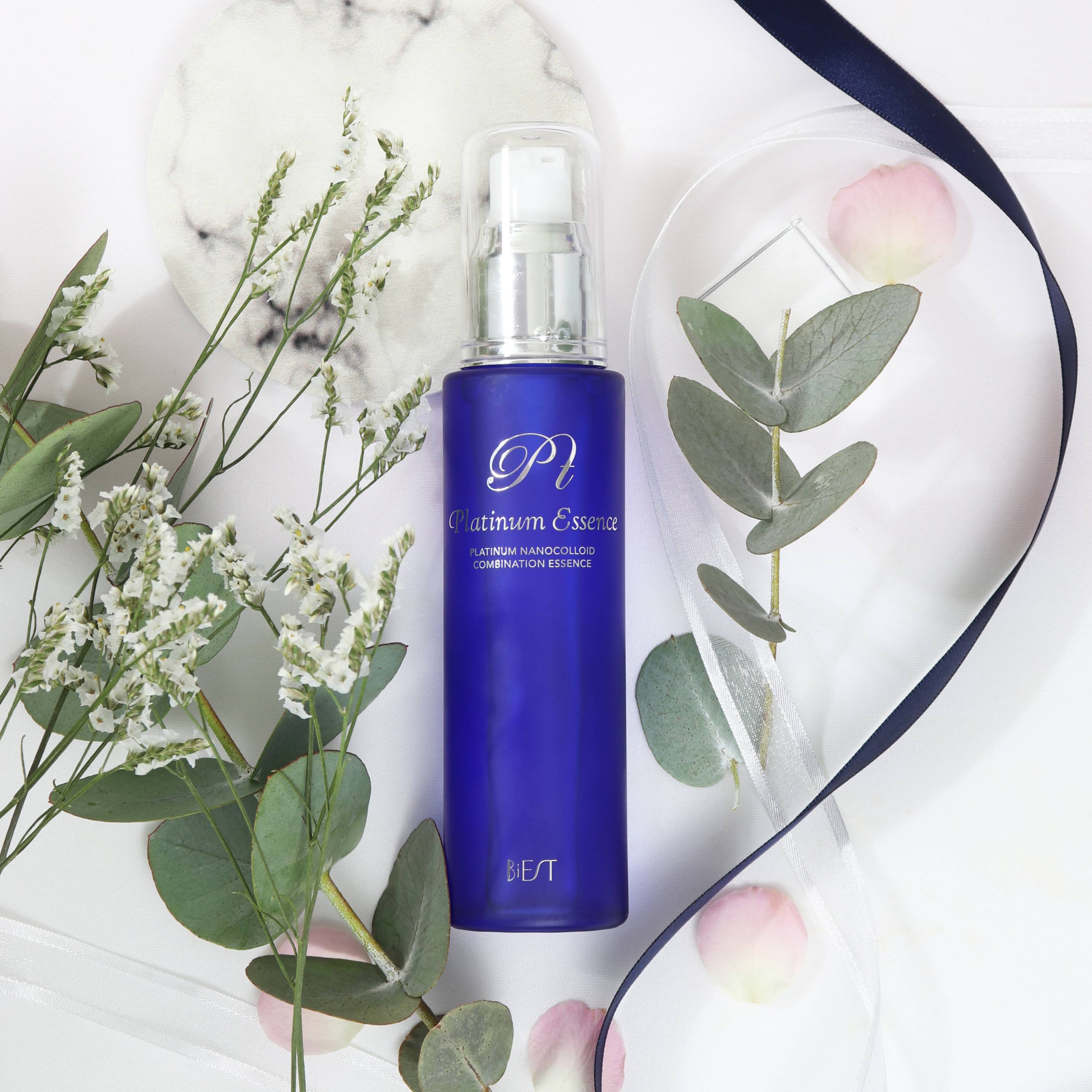 Japanese Skincare - Buy BiEST PLATINUM ESSENCE - antioxidant essence with platinum nanocolloid, 60 ml Online from Japan | 36Best Kawai BiEST PLATINUM ESSENCE - antioxidant essence with platinum nanocolloid, 60 ml