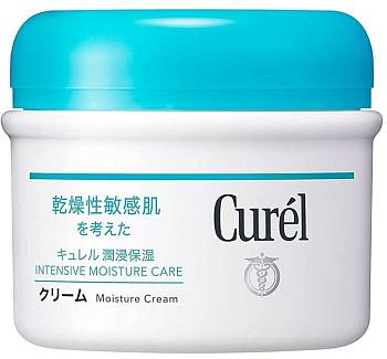 KAO Curel Intensive Moisture Cream Intensive hydrating cream for sensitive skin, 90 g