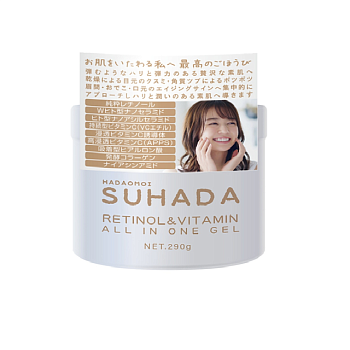 Купить HADAOMOI SUHADA RETINOL&VITAMIN ALL IN ONE GEL Омолаживающий гель "все в одном" с ретинолом, 290 г на 36best.com — фото HADAOMOI SUHADA RETINOL&VITAMIN ALL IN ONE GEL Омолаживающий гель "все в одном" с ретинолом, 290 г - фото