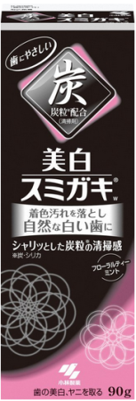 картинка Whitening toothpaste with the Whitening Sumigaki coal, 90g магазин одежды и аксессуаров являющийся официальным дистрибьютором в России  Whitening toothpaste with the Whitening Sumigaki coal, 90g