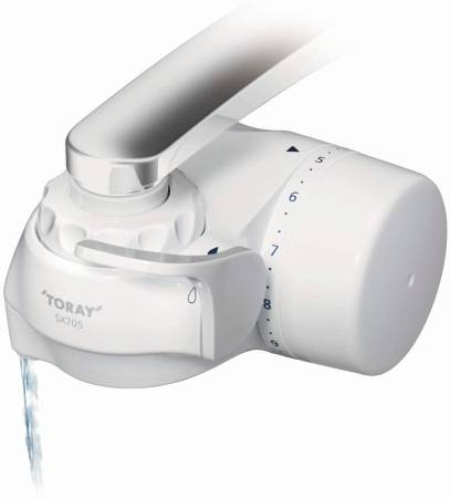 картинка TORAY Super Slim Faucet Type Water Purification System SX705T магазин одежды и аксессуаров являющийся официальным дистрибьютором в России  TORAY Super Slim Faucet Type Water Purification System SX705T