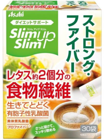 Asahi Slim Up Slim Strong Fiber Dietary fiber and lactic acid bacteria, a course of 30 days - Buy certified Japanese Health Supplements | 36Best Kawai Asahi Slim Up Slim Strong Fiber Dietary fiber and lactic acid bacteria, a course of 30 days
