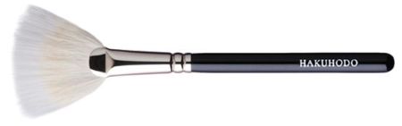 картинка Hakuhodo Fan Brush J7011 магазин одежды и аксессуаров являющийся официальным дистрибьютором в России  Hakuhodo Fan Brush J7011