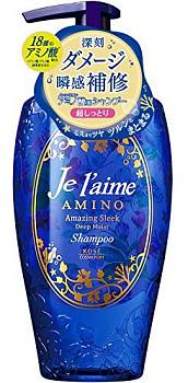 KOSE Cosmeport Je l'aime Amazing Sleek Deep Moist Shampoo non-silicone shampoo, 500ml