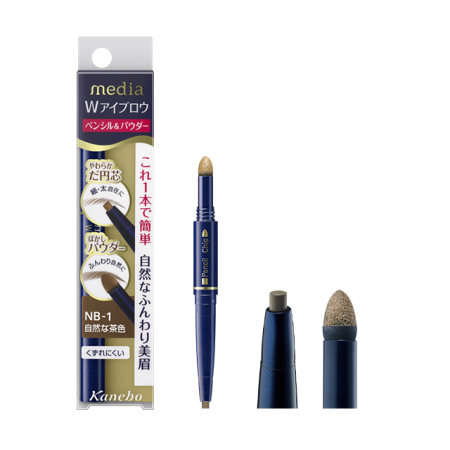 KANEBO Media W Eyebrow pencil & powder Sponge eyebrow pencil, 0,6gr
