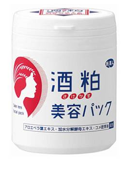 Azuma Tabibijin Sake Lees Beauty Pack Moisturizing and whitening mask with sake extract, 200 g
