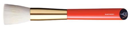 картинка HAKUHODO S4001 Duo Fibre Foundation Brush магазин одежды и аксессуаров являющийся официальным дистрибьютором в России  HAKUHODO S4001 Duo Fibre Foundation Brush