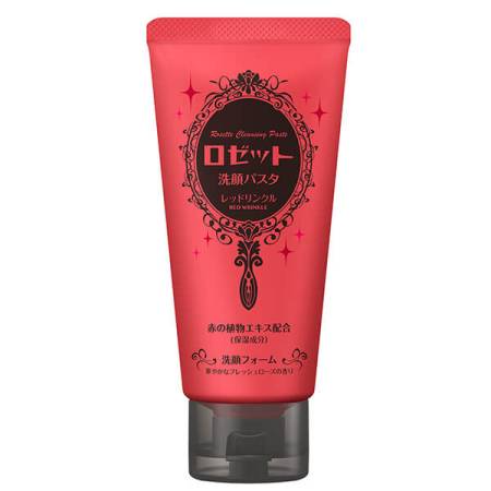 Rosette Red Wrinkle Cleansing Foam for Aging Skin, 120 g