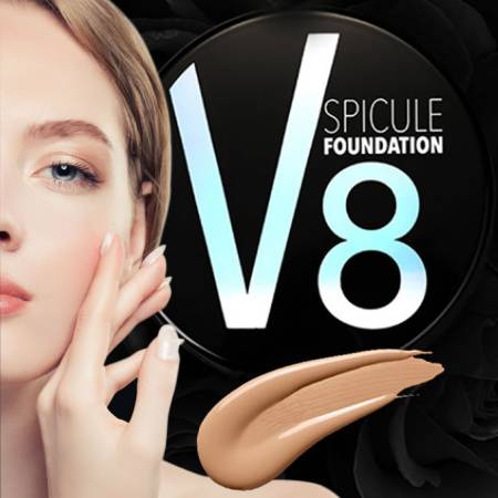 V8 Spicule Foundation Foundation-care with microspicules for elastic and beautiful skin, 18 g