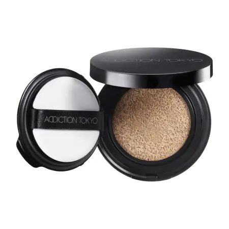 Addiction Skin Reflect Lasting UV Cushion Foundation Tonal base-a cushion with a reflective effect SPF 50+ PA++++, 12 g