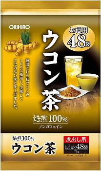 Купить ORIHIRO Ucon Tea Лечебный чай с куркумой на 36best.com — фото ORIHIRO Ucon Tea Лечебный чай с куркумой - фото