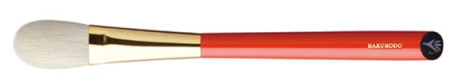 картинка Hakuhodo S113 Highlight Brush round and flat магазин одежды и аксессуаров являющийся официальным дистрибьютором в России  Hakuhodo S113 Highlight Brush round and flat