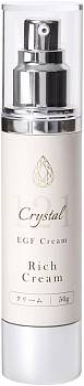 Crystal 121 EGF Rich Cream A rich rejuvenating cream with oligopeptides, 50g