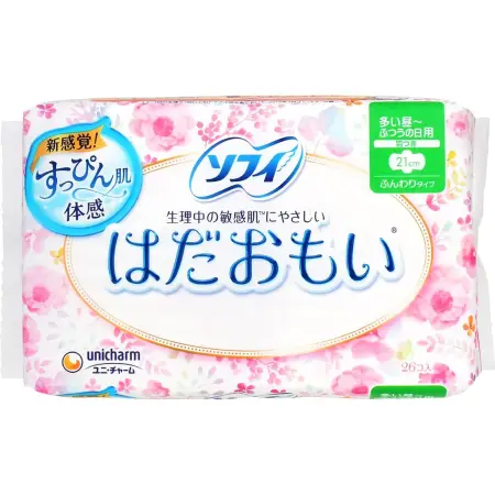 Unicharm Sofy Heavy Days Absorbent pads with wings, 26 pcs