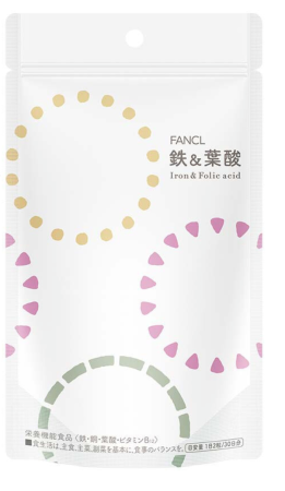 FANCL Iron with folic acid, for 1 month
