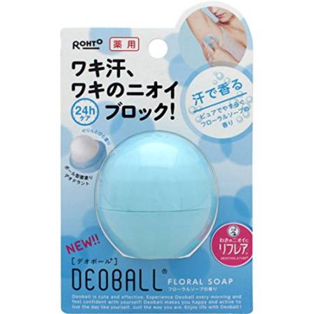 ROHTO DEOBALL - roll-on deodorant, 15гр