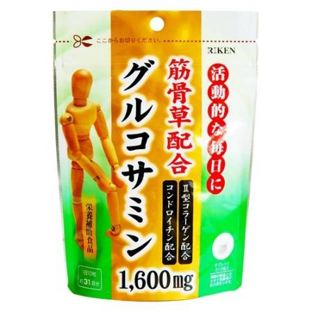 Unimat Riken Glucosamine Preparation for strengthening the musculoskeletal system, for 1 month - Buy certified Japanese Health Supplements | 36Best Kawai Unimat Riken Glucosamine Preparation for strengthening the musculoskeletal system, for 1 month