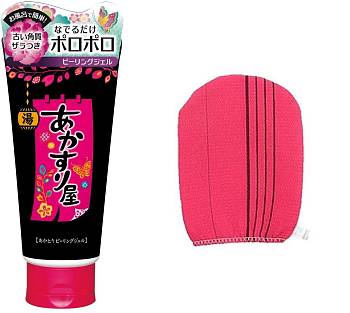 Купить Akasuriya Akatori Peeling Gel+ Akasuri Mitten  Пилинг-скатка и варежка для акасури пилинга на 36best.com — фото Akasuriya Akatori Peeling Gel+ Akasuri Mitten  Пилинг-скатка и варежка для акасури пилинга - фото