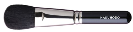 B505BkSL Hakuhodo Blush Brush M round and flat