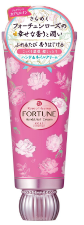картинка Kose Cosmeport Rose of Heaven MOIST FORTUNE HAND & NAIL Cream Ultra-moisturizing cream for hands and nails, 60gr магазин одежды и аксессуаров являющийся официальным дистрибьютором в России  Kose Cosmeport Rose of Heaven MOIST FORTUNE HAND & NAIL Cream Ultra-moisturizing cream for hands and nails, 60gr