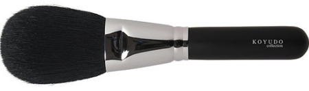 картинка KOYUDO C001 Black Large Powder Brush face Brush магазин одежды и аксессуаров являющийся официальным дистрибьютором в России  KOYUDO C001 Black Large Powder Brush face Brush