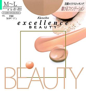 Kanebo Excellence Beauty Smooth Silk Stocking Pantyhose color French beige, size ML Kanebo Excellence Beauty Smooth Silk Stocking Pantyhose color French beige, size ML
