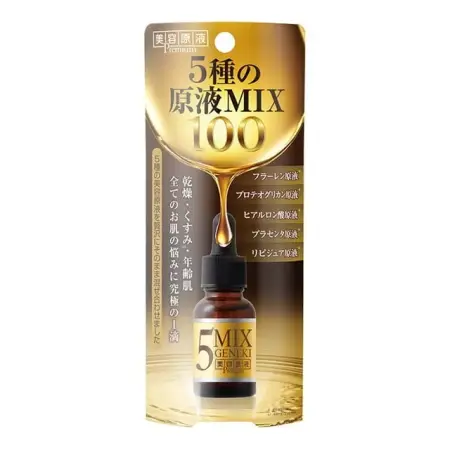 Cosmetex Roland 5 MIX GENEKI 100 Concentrated multicomponent serum for the face "All in one", 20ml