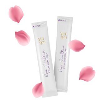 картинка YUUGEN Rose Confiture Wellness collagen - confiture with rose placenta,1 stick магазин одежды и аксессуаров являющийся официальным дистрибьютором в России  YUUGEN Rose Confiture Wellness collagen - confiture with rose placenta,1 stick