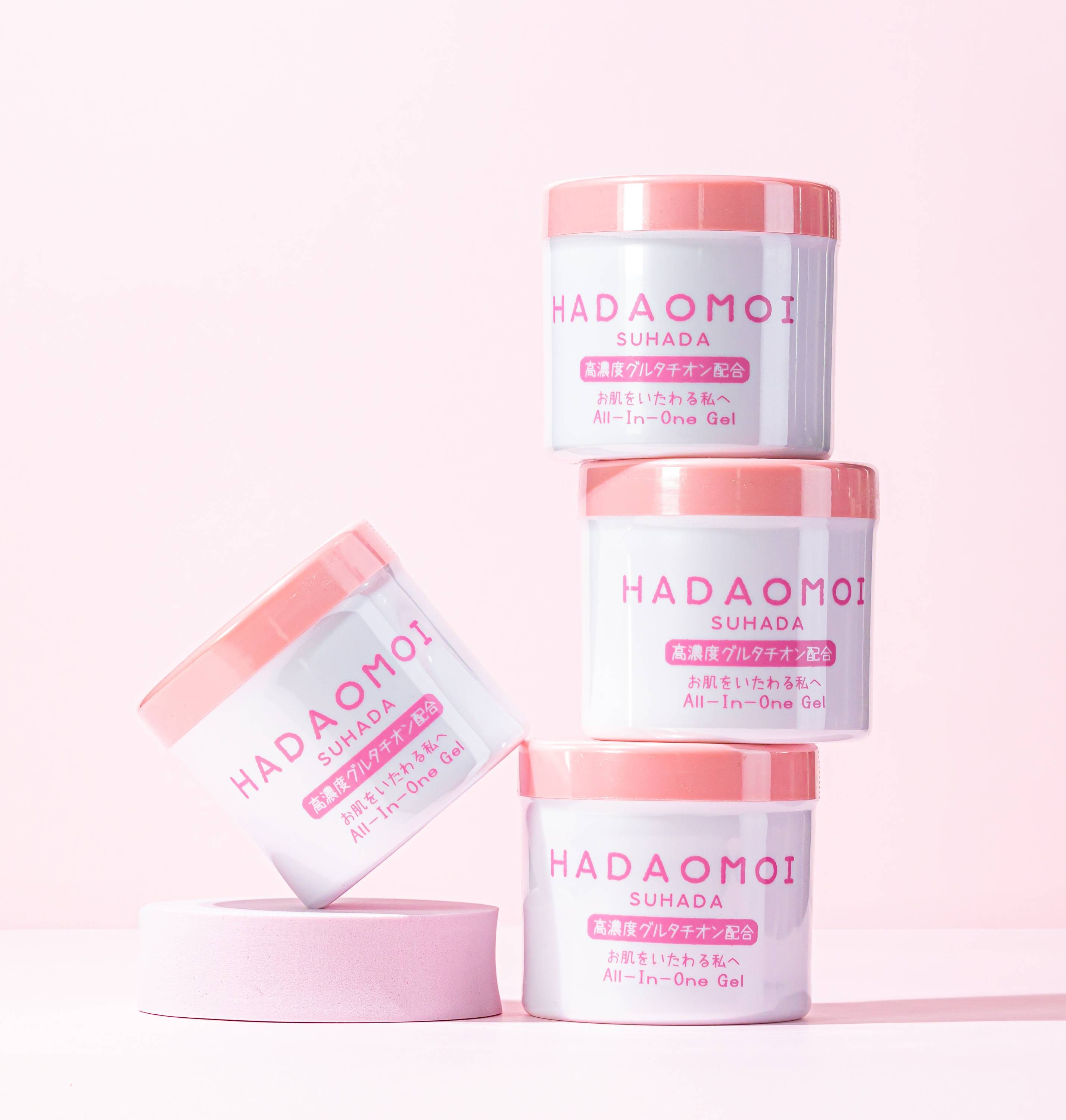 HADAOMOI SUHADA GLUTATHIONE ALL IN ONE GEL Осветляющий и омолаживающий гель «все в одном» с глутатионом и экзосомами, 290 г - фото