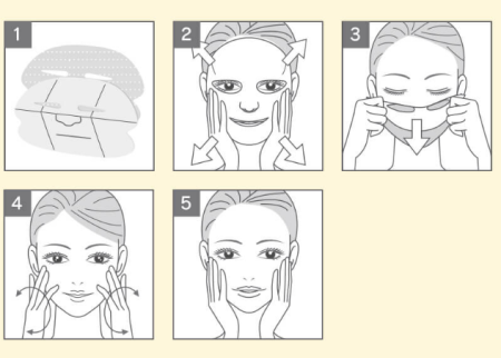 AXXZIA Beauty Force Airy Face Mask Facial Mask, 7 pcs