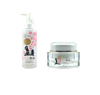 ReCell Laboratory Sakura Maiko Set Cleansing foam and cream corset with lifting effect