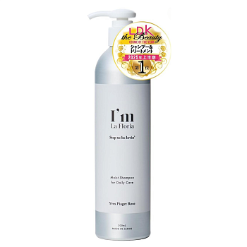 I'm La Floria Moist Shampoo Moisturizing shampoo for the scalp: volume + protection against hair loss, 300 ml