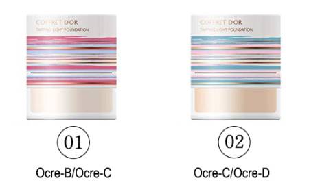 Kanebo Coffret D'or Tapping Light Foundation Powder Foundation, 3,3gr