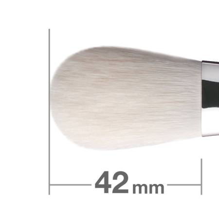 картинка G5536BkSL Hakuhodo Blush Brush round & flat магазин одежды и аксессуаров являющийся официальным дистрибьютором в России  G5536BkSL Hakuhodo Blush Brush round & flat