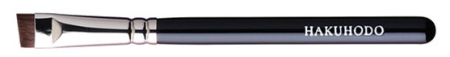картинка J5549 Hakuhodo Eyebrow Brush Angled eyebrow Brush магазин одежды и аксессуаров являющийся официальным дистрибьютором в России  J5549 Hakuhodo Eyebrow Brush Angled eyebrow Brush
