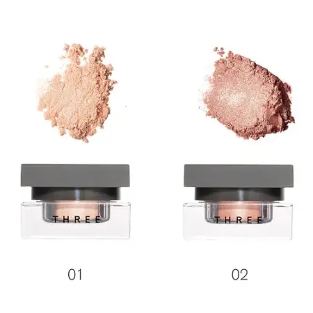 THREE Shimmering Color Veil eye shadow
