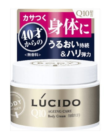 Japanese Skincare - Buy MANDOM LUCIDO Aging Care Body Cream Q10, 120 g Online from Japan | 36Best Kawai MANDOM LUCIDO Aging Care Body Cream Q10, 120 g