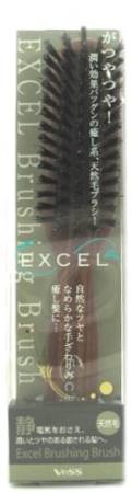 Excel VeSS brush Brush Brushing 1000, 5 rows, brown