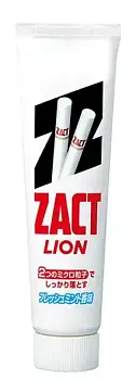Зубная паста "Zact" для устранения никотинового налета и запаха табака , 150 гр, Lion - фото